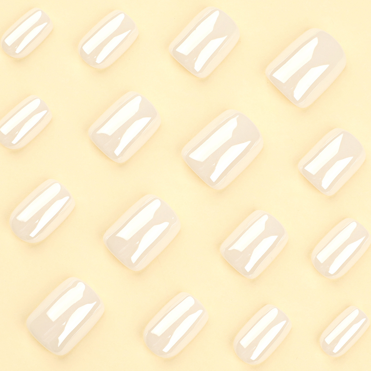 Lunar Frost White Nails