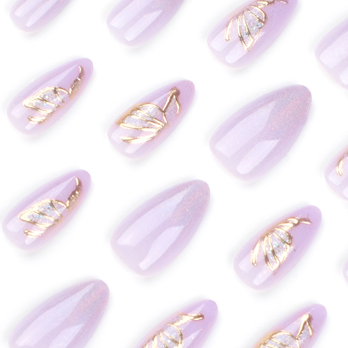 Magic Mirror Purple Nails