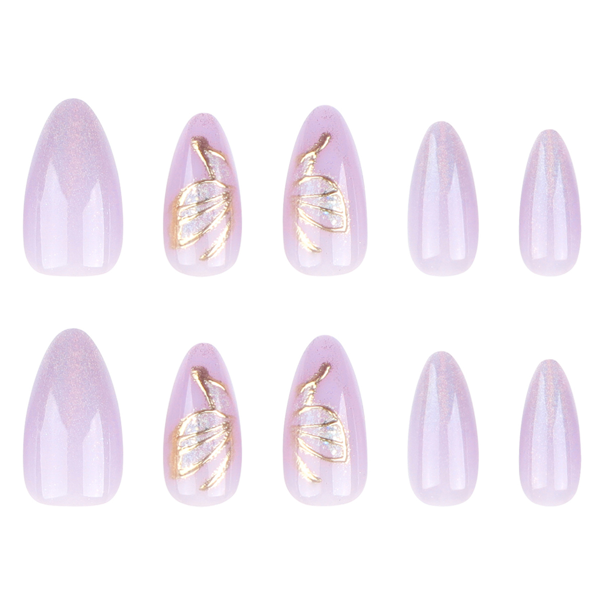 Magic Mirror Purple Nails