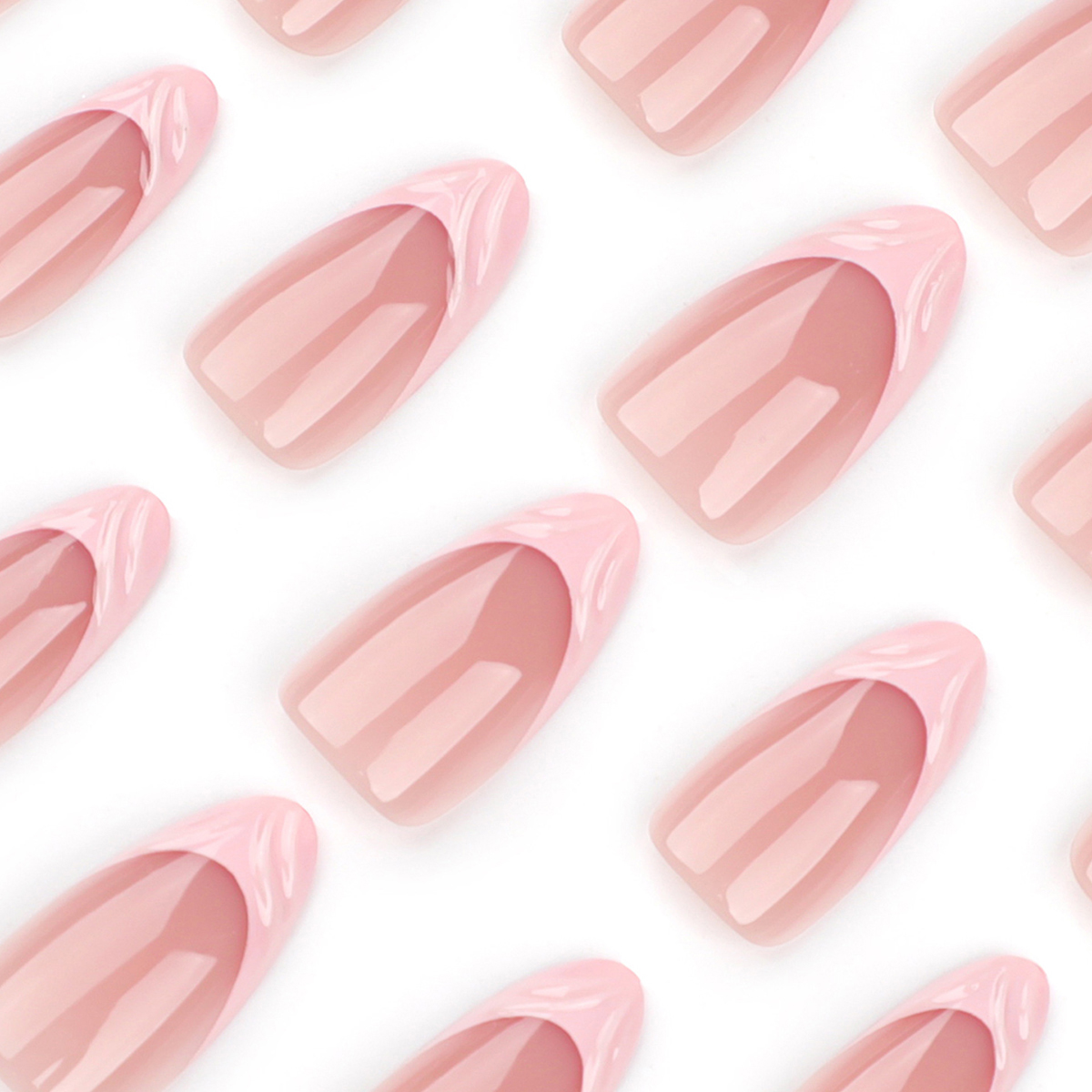 Emboss Blush Pink Nails