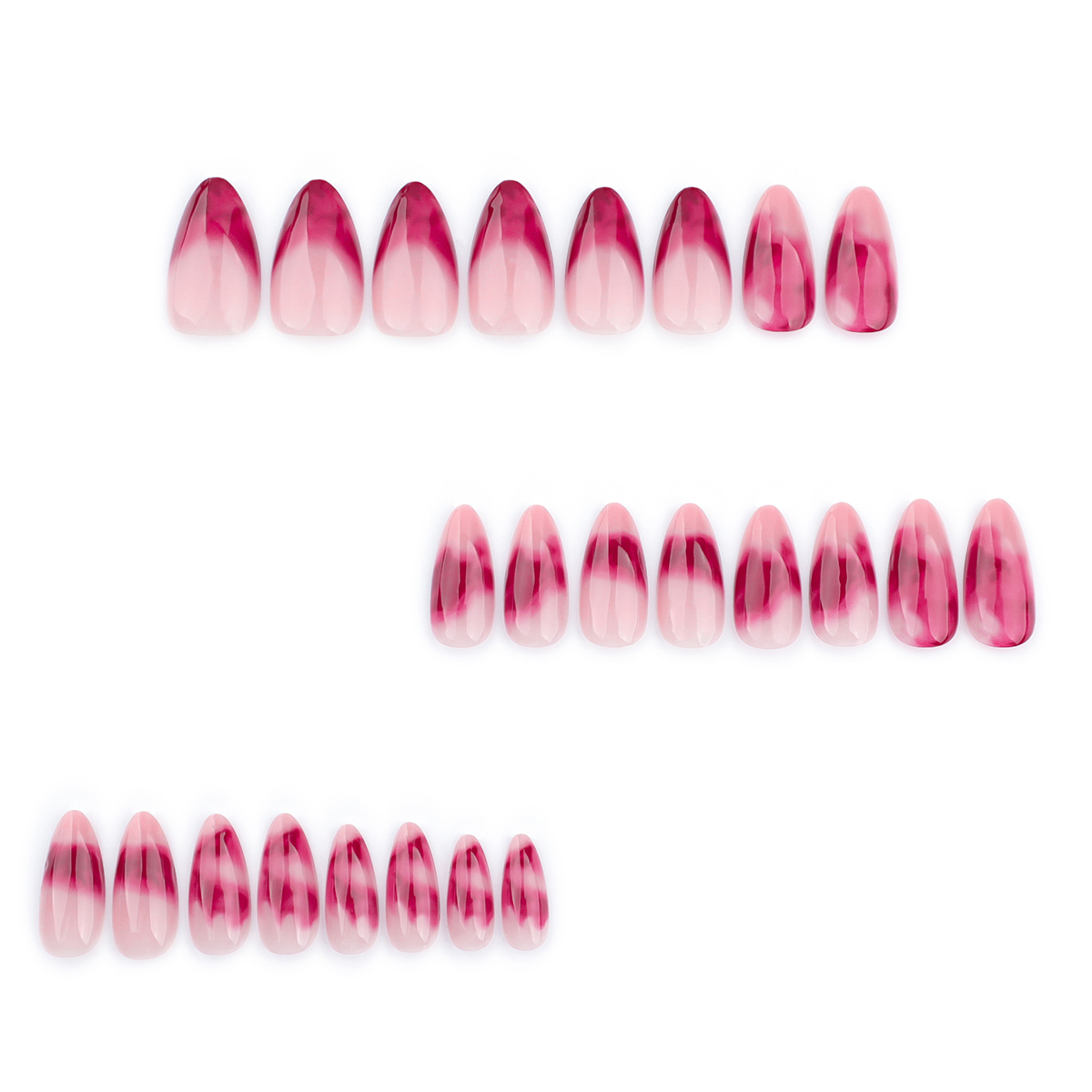 Raspberry Mist Red Nails