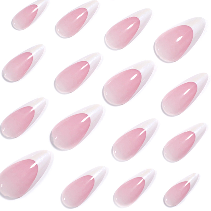 Lunar Halo Pink Nails