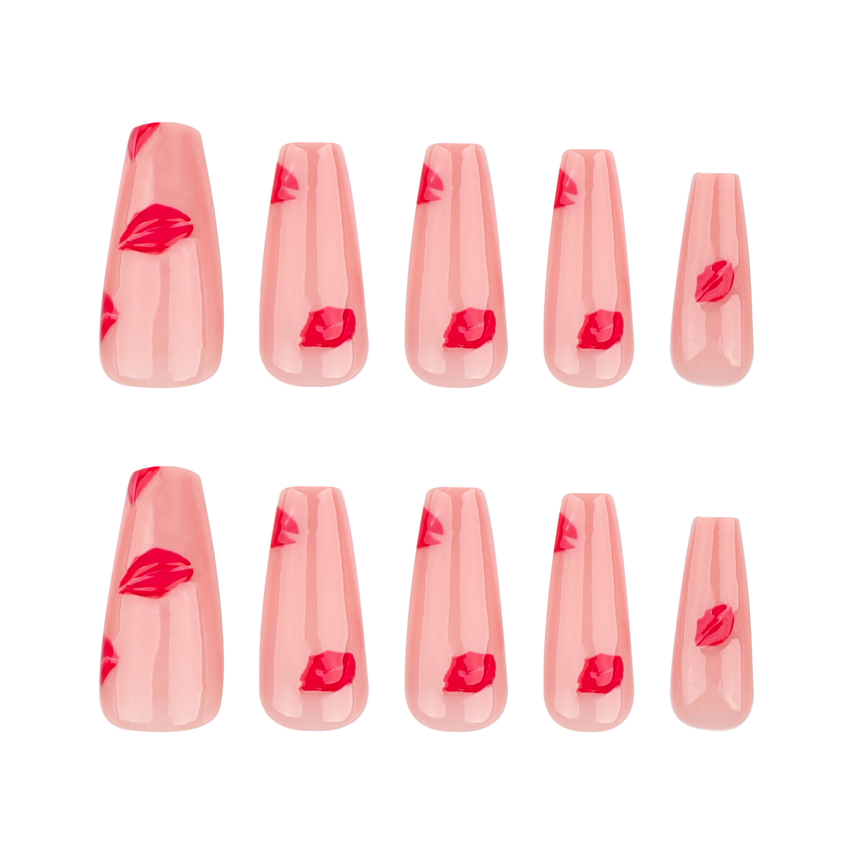 Rosy Kisses Pink Nails