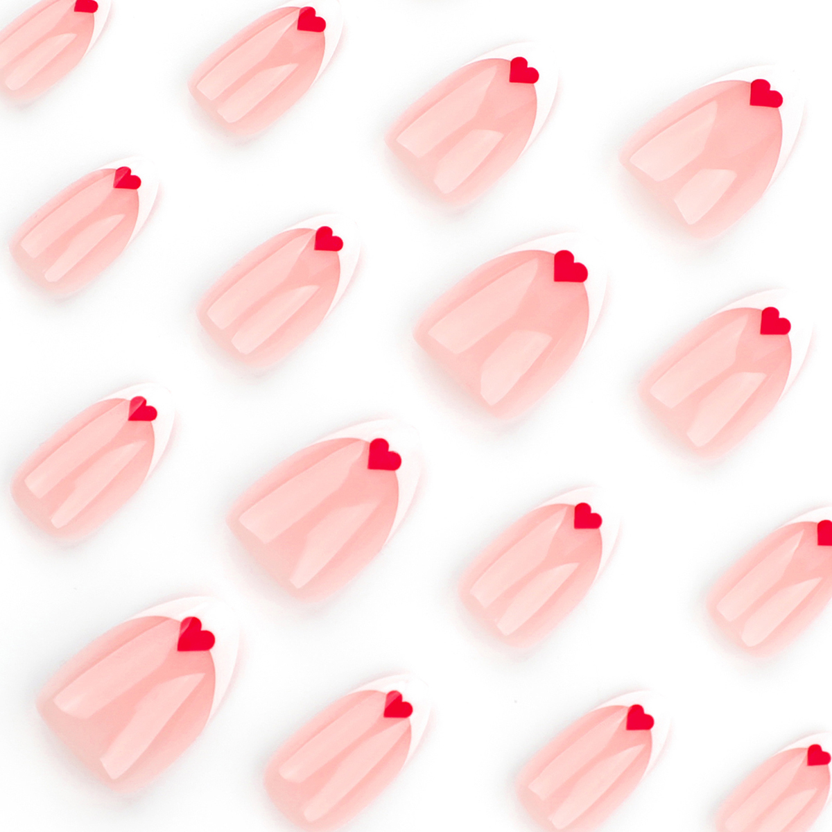 Amour Fringe Pink Nails