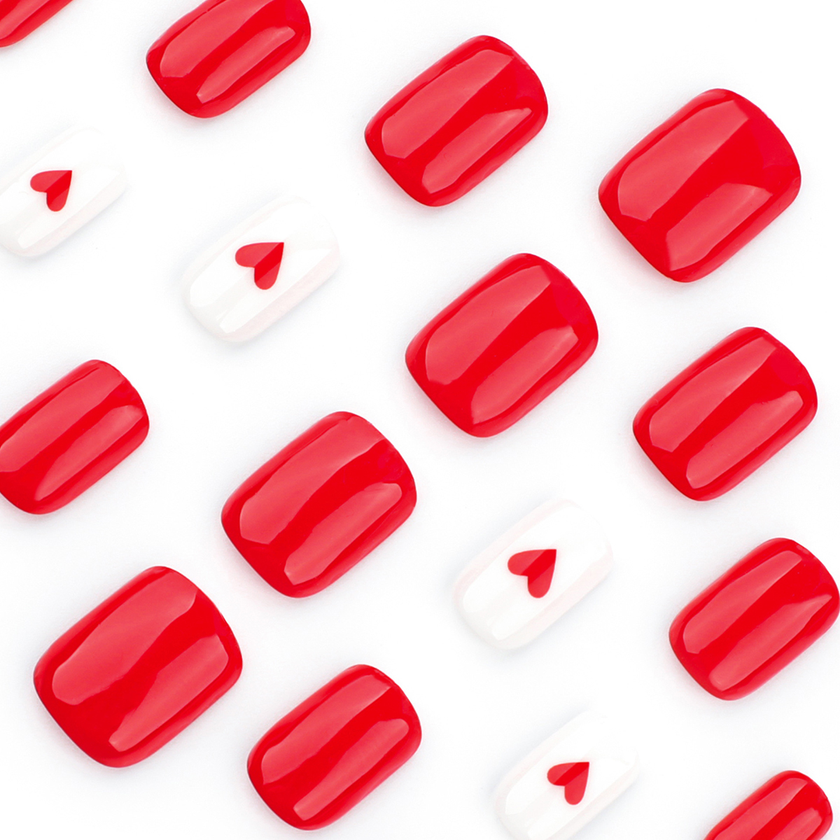 True Love Red Nails