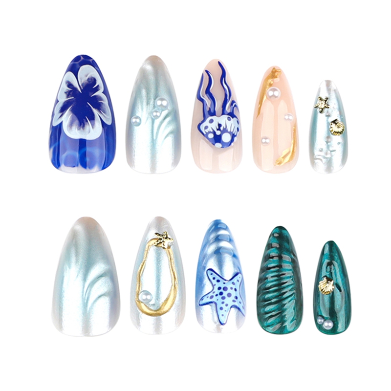 Mermaid Tales Multicolor Nails