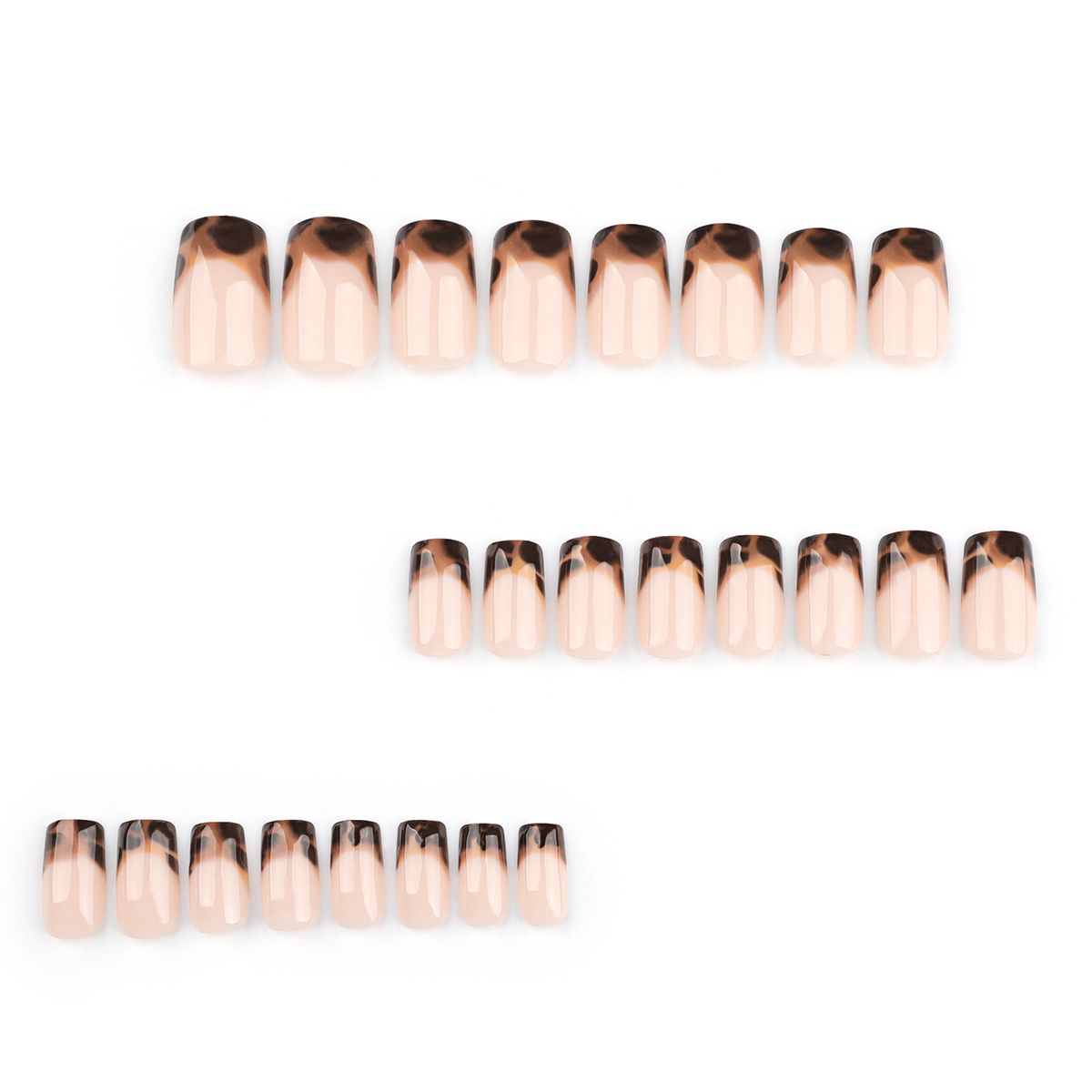 Savage Glam Brown Nails