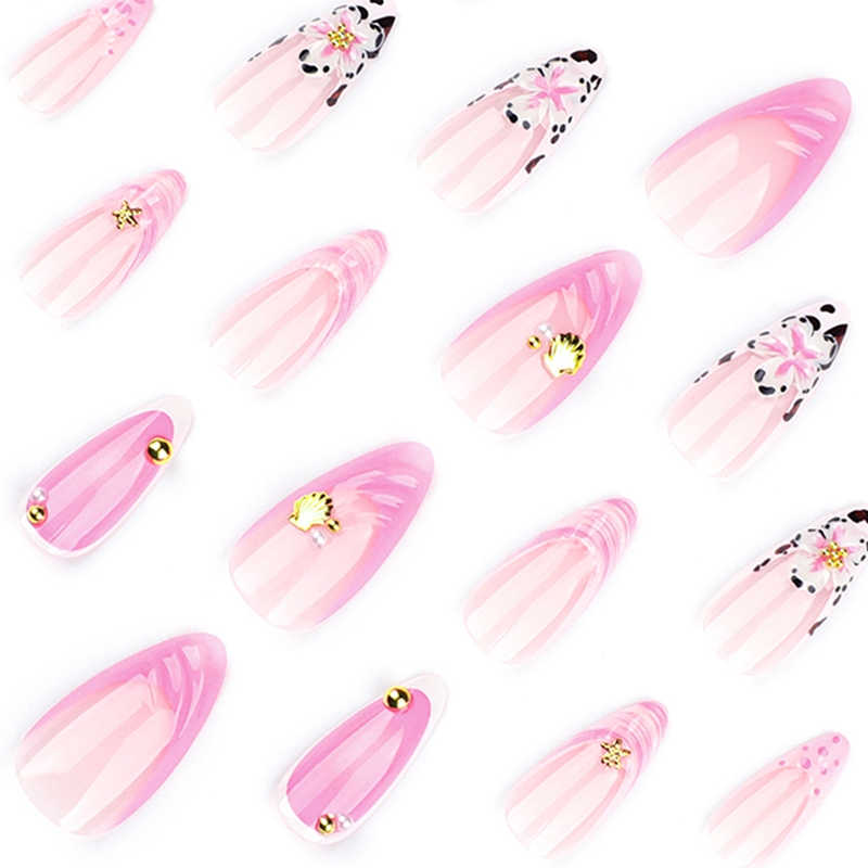 Blossom Isle Pink Nails