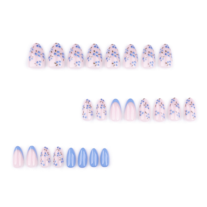 Ocean Berries Blue Nails