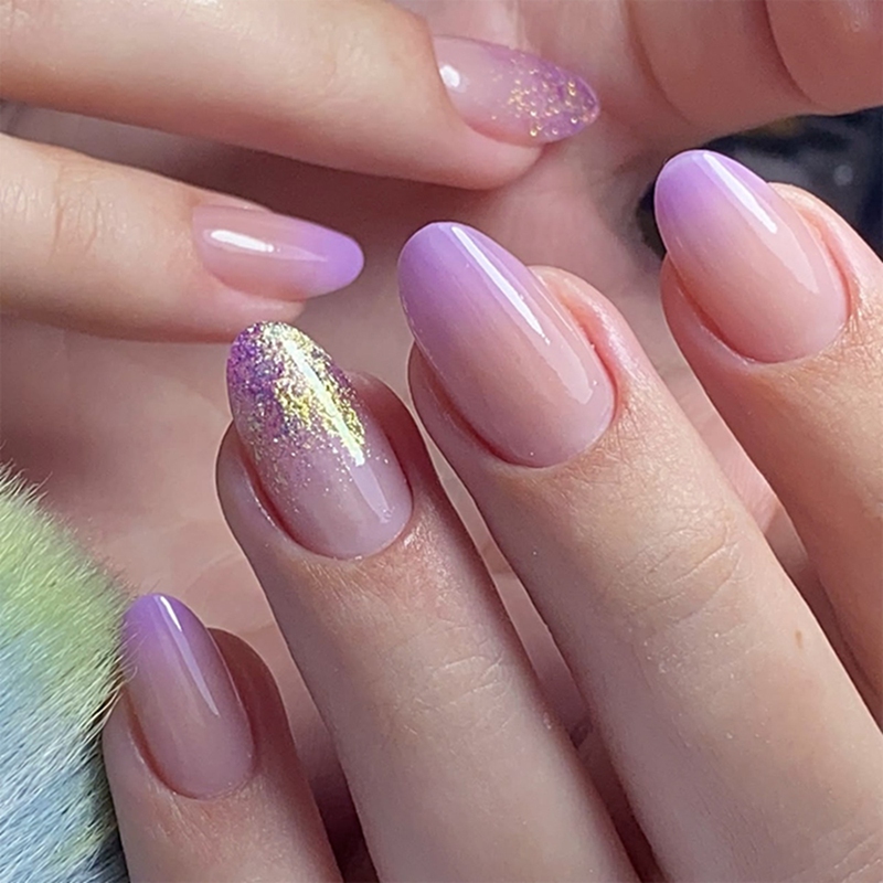 Berry Haze Lavender Nails