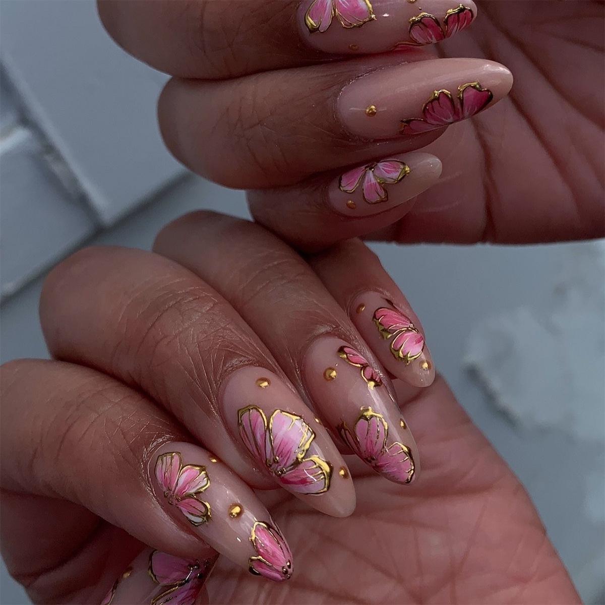 Petal Dream Pink Nails