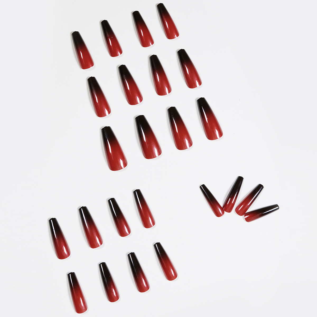 Ballet Black Red Nails