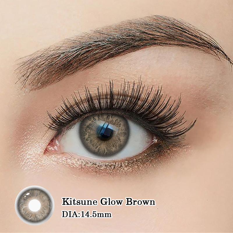 Kitsune Glow Hazel 6 Months Contact Lenses | 2 Pcs