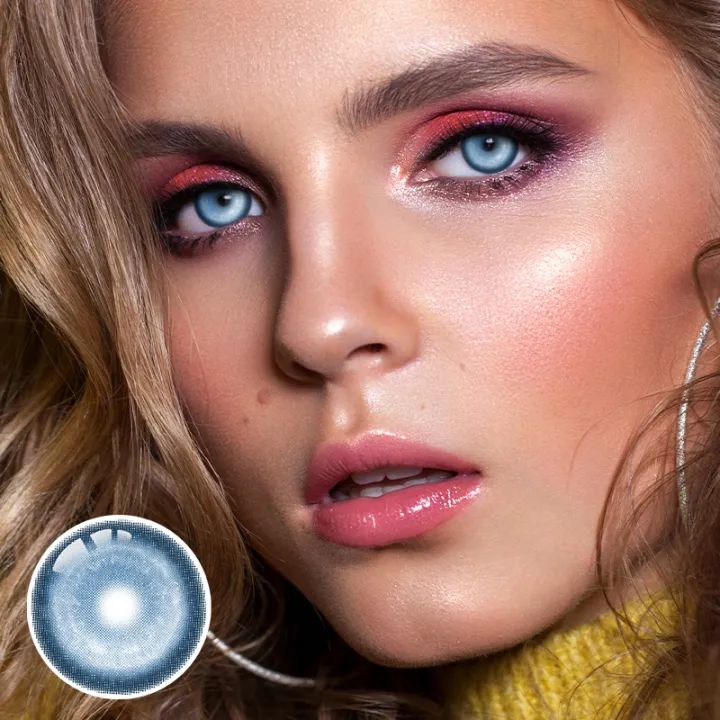 Koi Tail Butterfly Green & Koi Prank Purple & Koi Fantasy Sea Blue & Koi Dream Pink & Koi Red & Koi Legend Yellow Prescription Yearly Contact Lenses