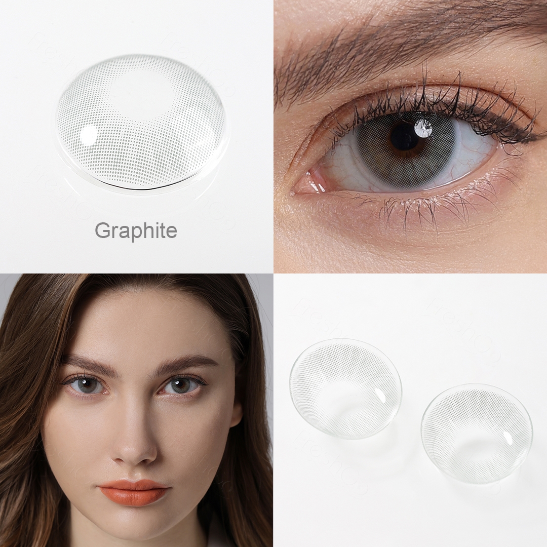 Hidrocor Graphite Yearly Contact Lenses