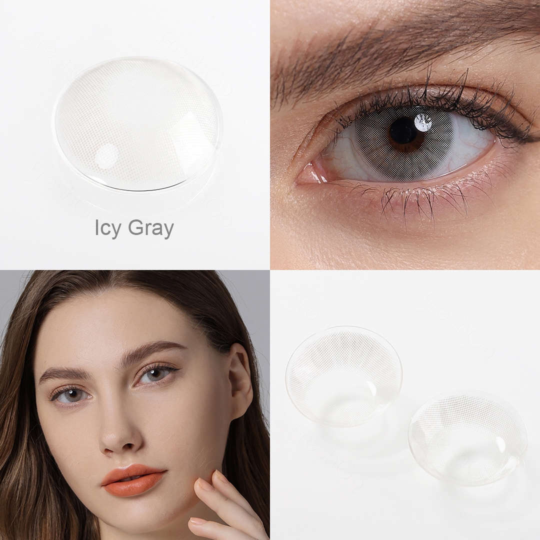 Hidrocor Icy Grey Yearly Contact Lenses