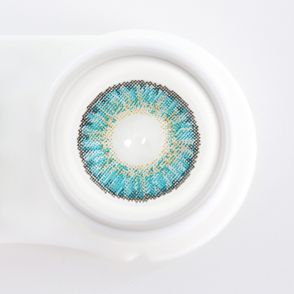 3-Tone Turquoise Contact Lenses