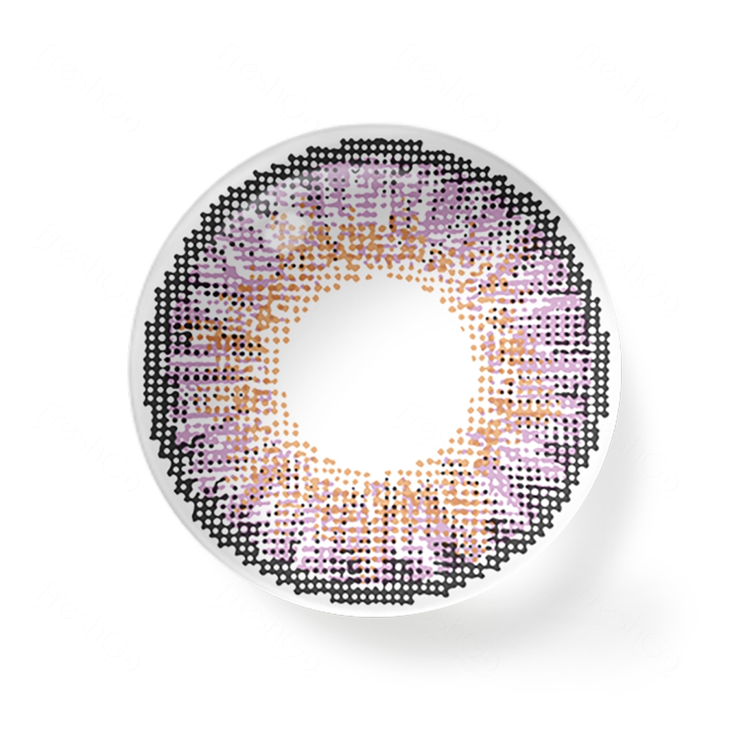 3-Tone Amethyst Contact Lenses
