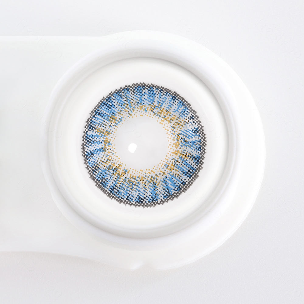 3-Tone Blue Contact Lenses