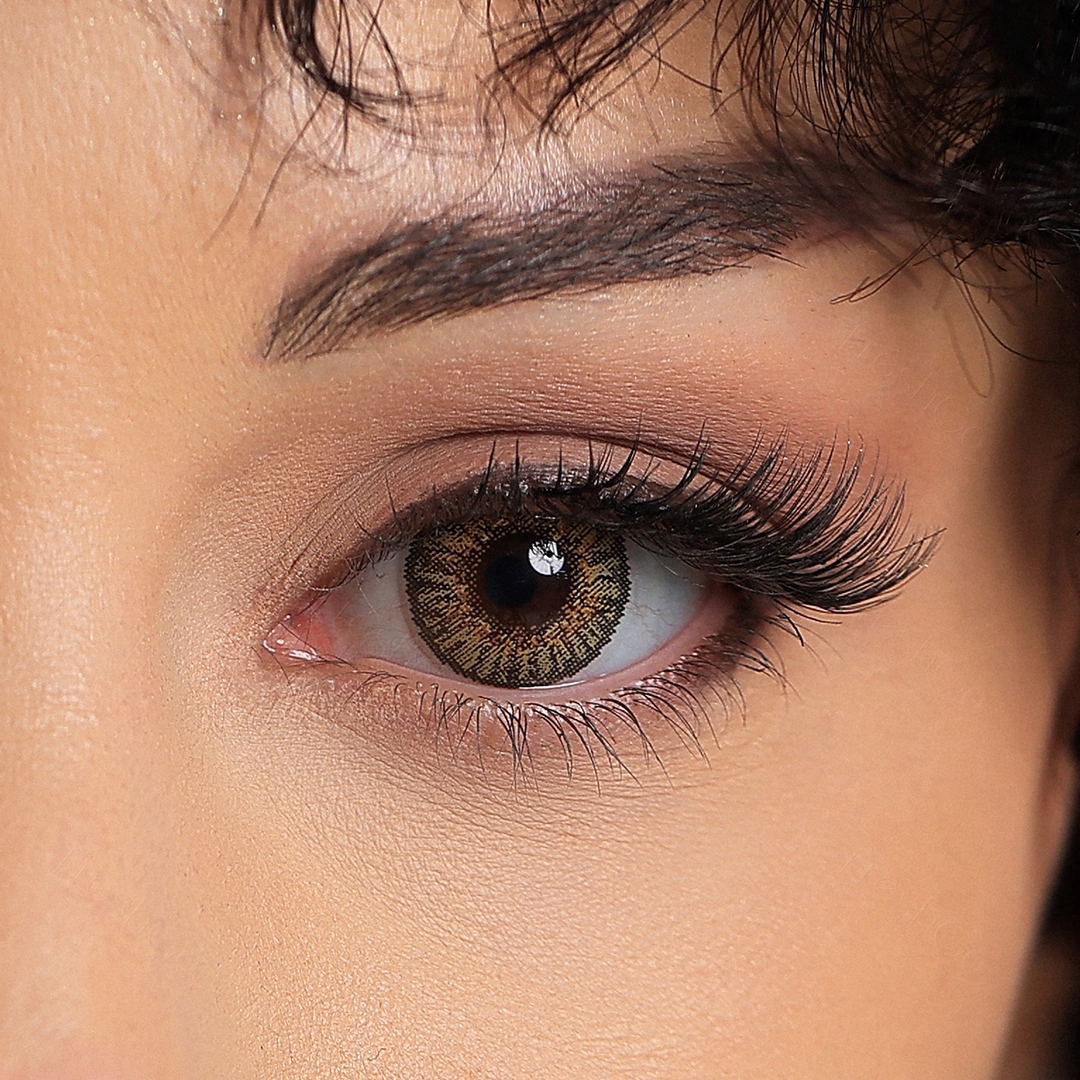 3-Tone Pure Hazel Yearly Contact Lenses