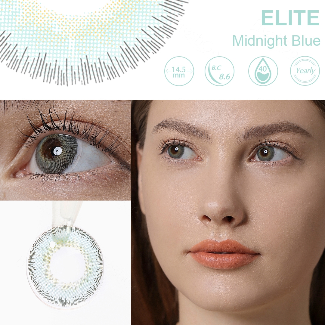 Elite Midnight Blue Yearly Contact Lenses