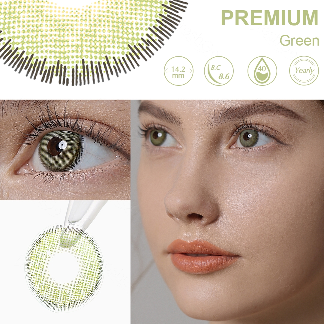 Premium Green Yearly Contact Lenses