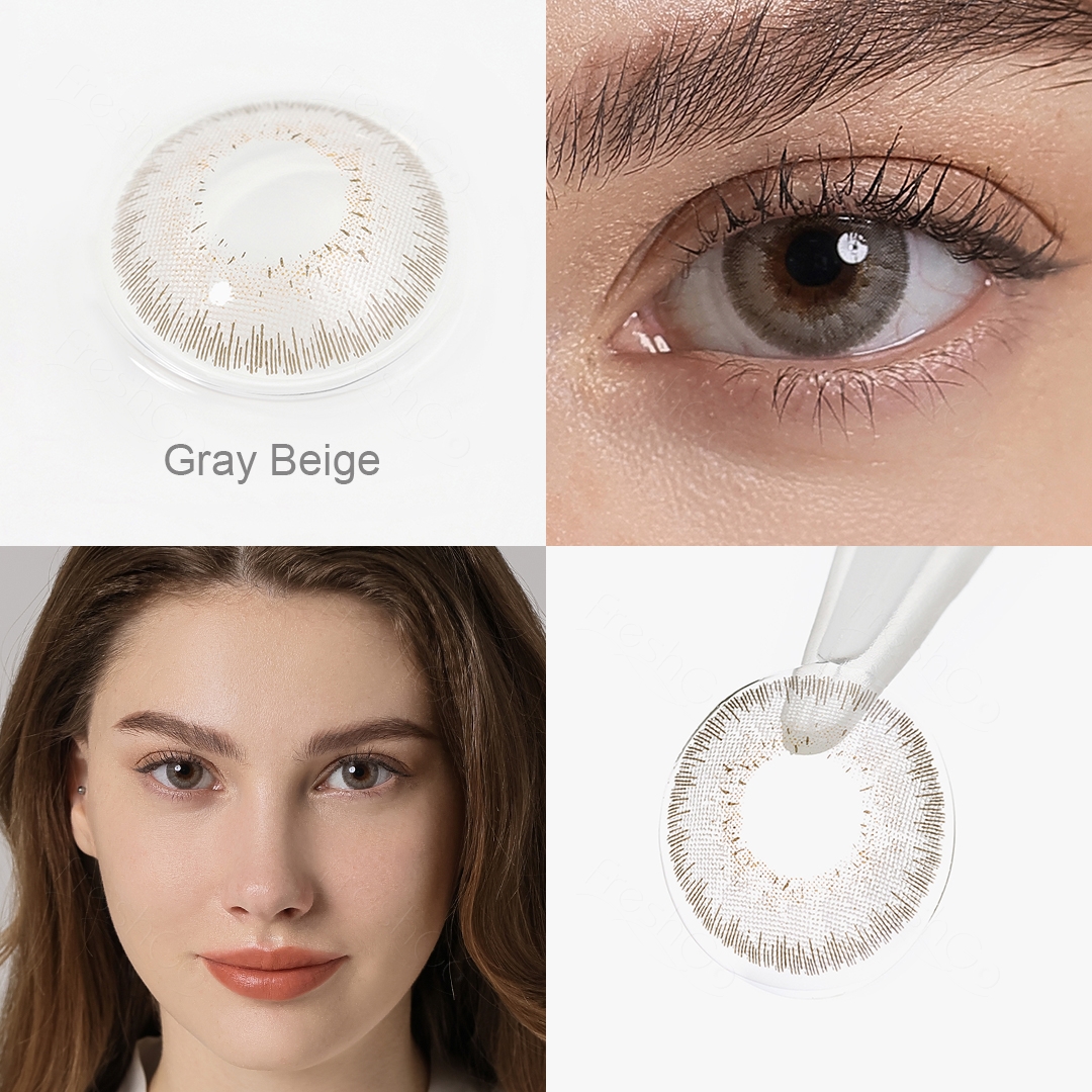 Fantasy Grey Beige Contact Lenses