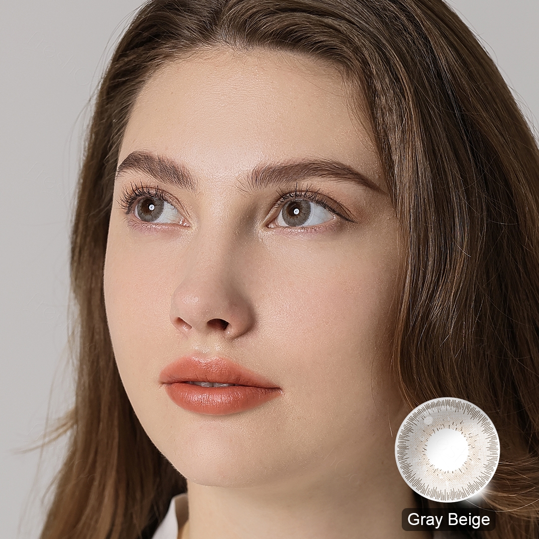 Fantasy Grey Beige Contact Lenses