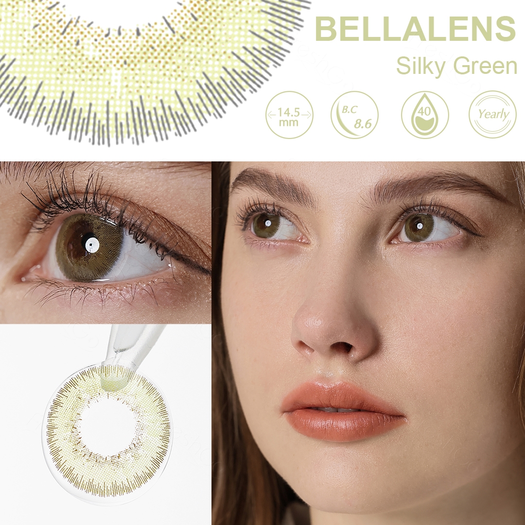 Bellalens Silky Green Yearly Contact Lenses