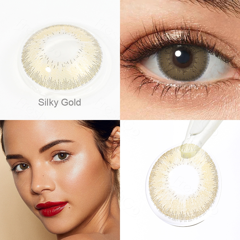 Fantasy Silky Gold Contact Lenses