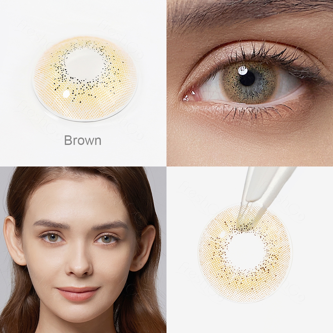 Ocean Brown Yearly Contact Lenses