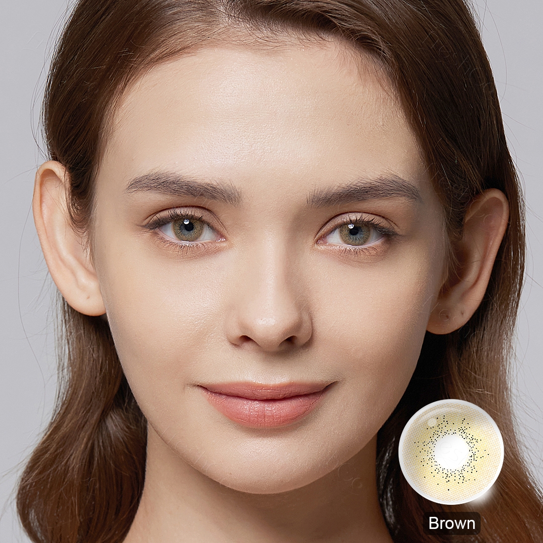 Ocean Brown Yearly Contact Lenses