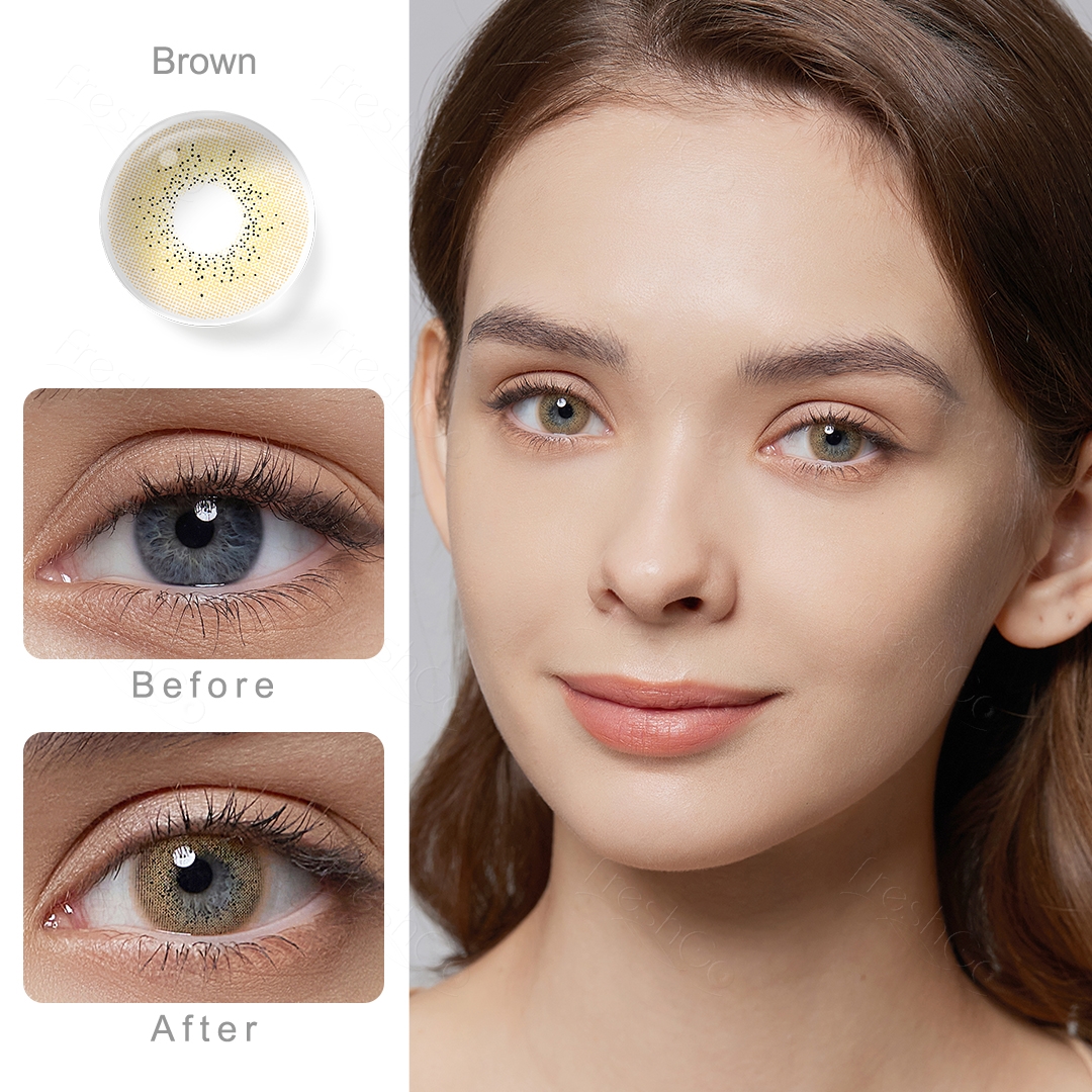 Ocean Brown Yearly Contact Lenses