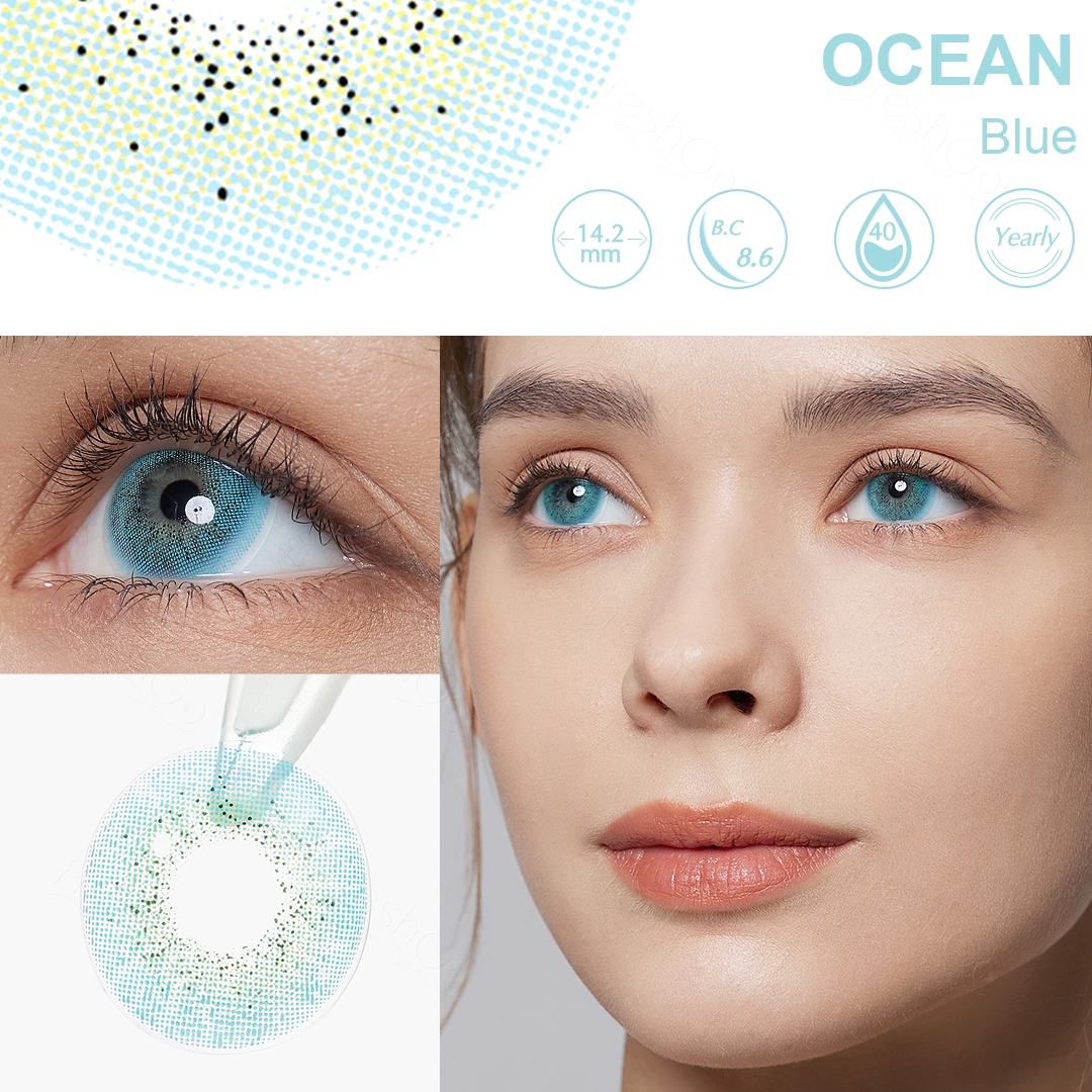 Ocean Blue Contact Lenses