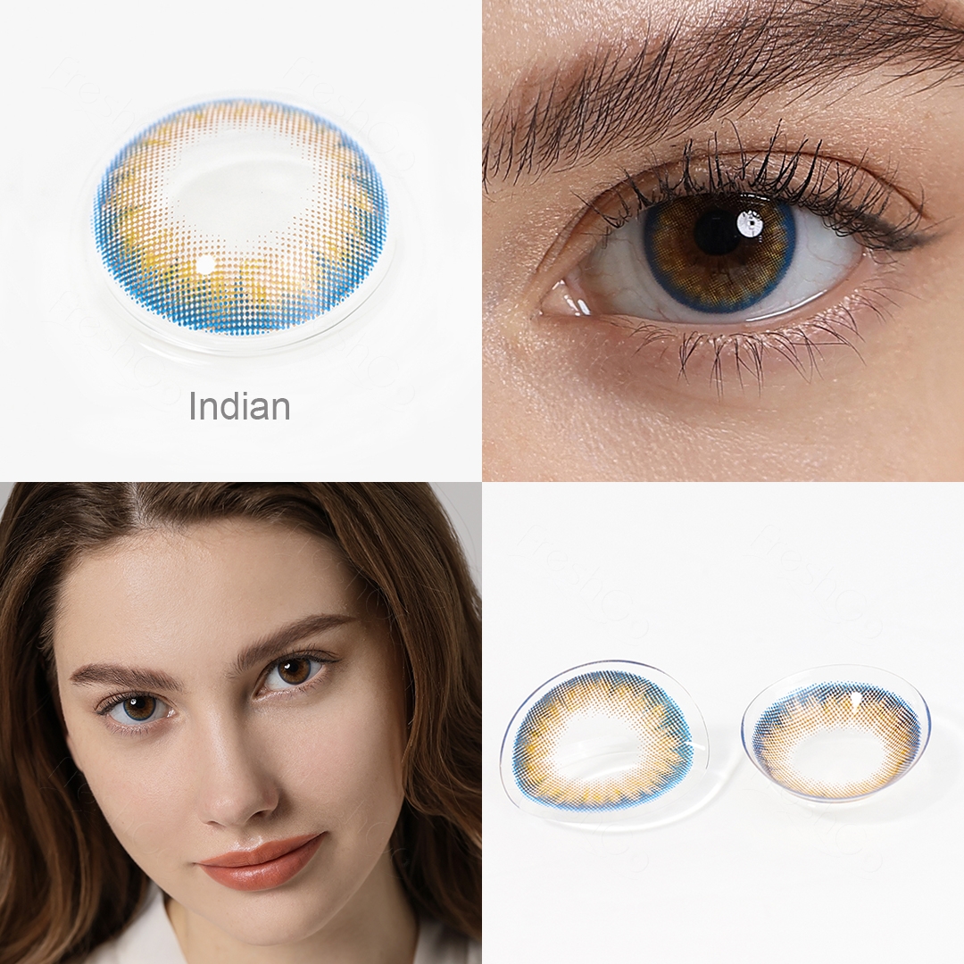 [US Warehouse] Amber Prescription Contact Lenses