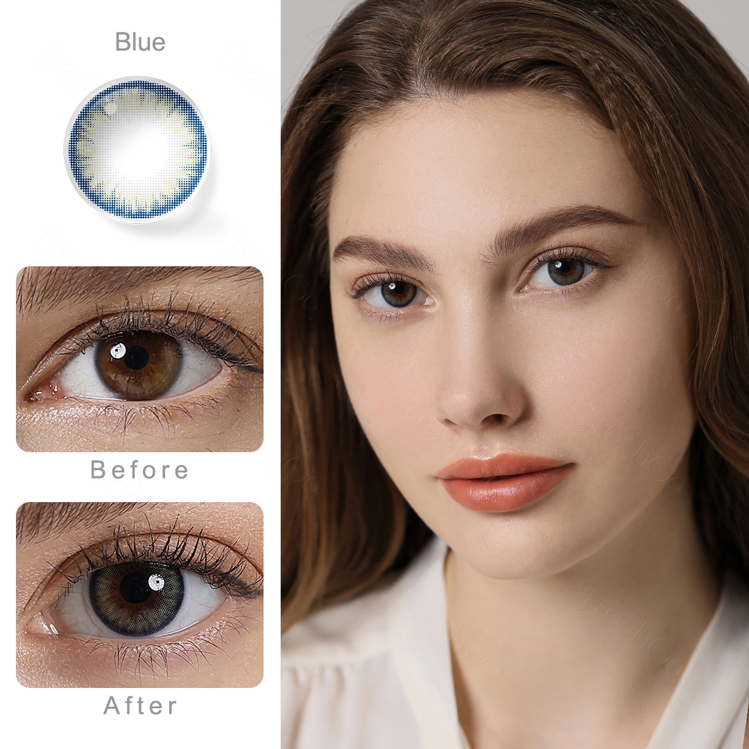 Unicoeye Blue Yearly Contact Lenses