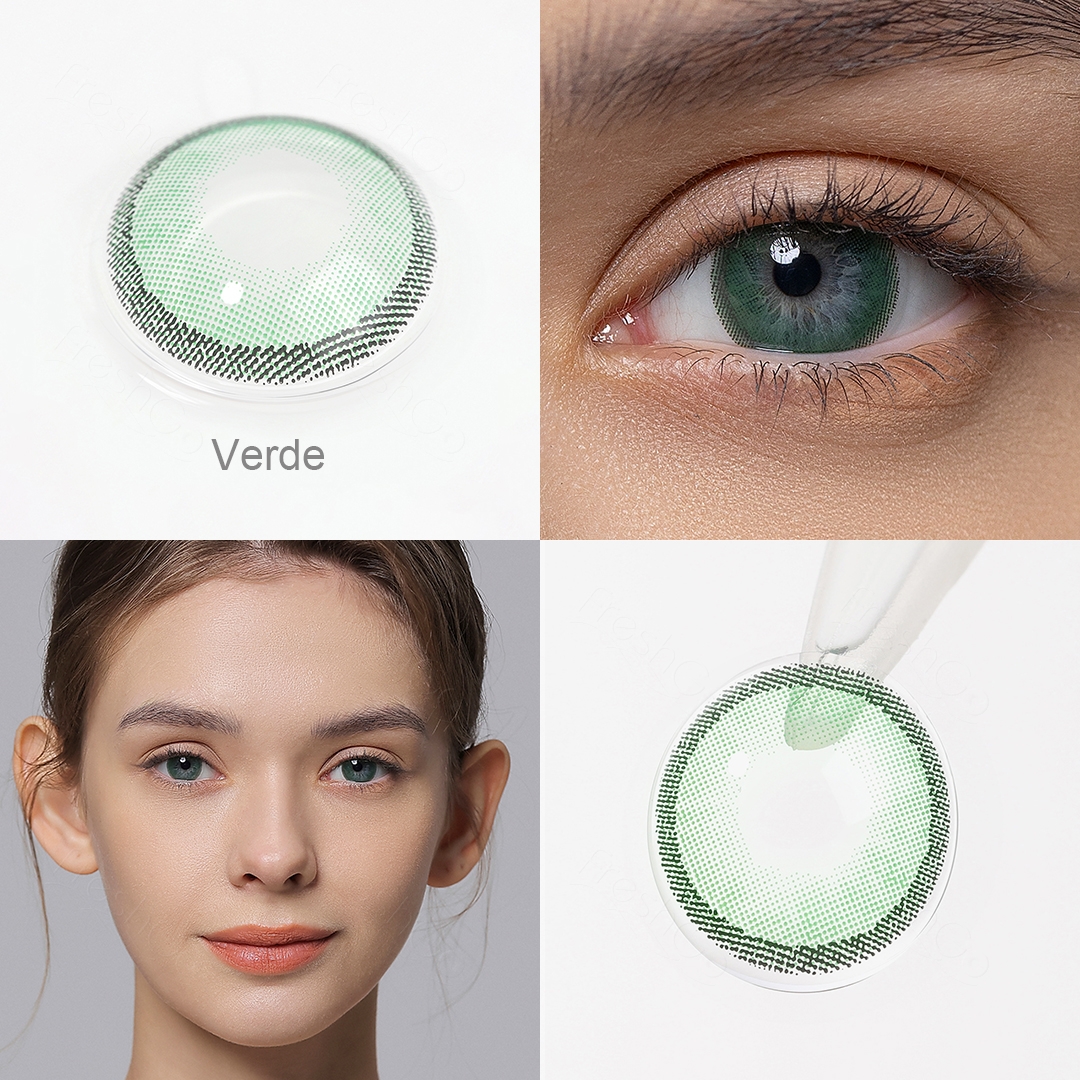 Hidrocharm Green Yearly Contact Lenses
