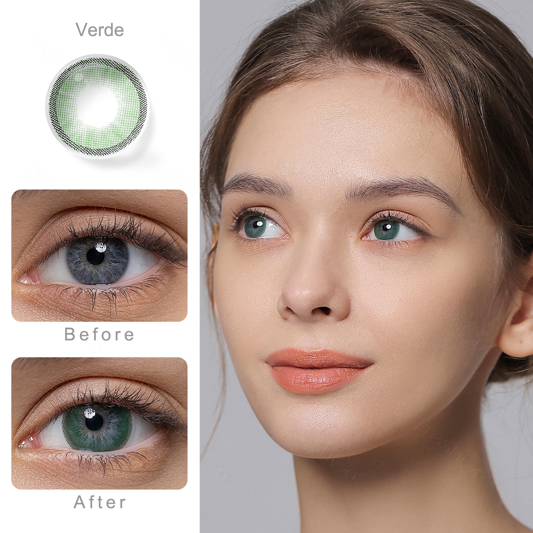 Hidrocharm Green Yearly Contact Lenses