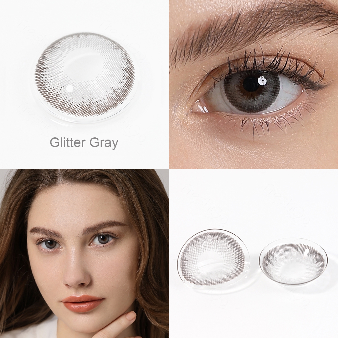 Diamond Glitter Gray Contact Lenses