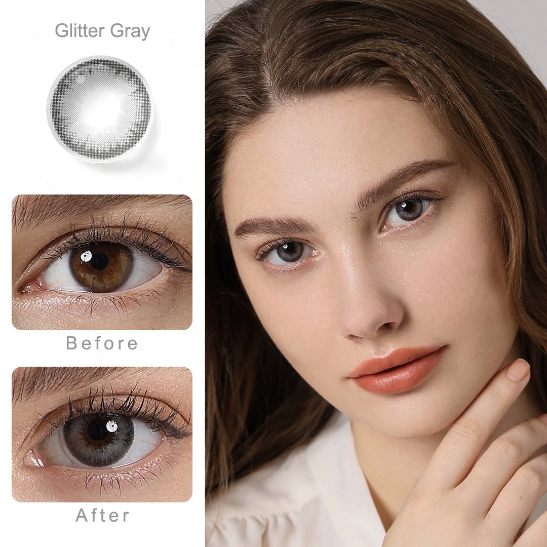 Diamond Glitter Gray Contact Lenses