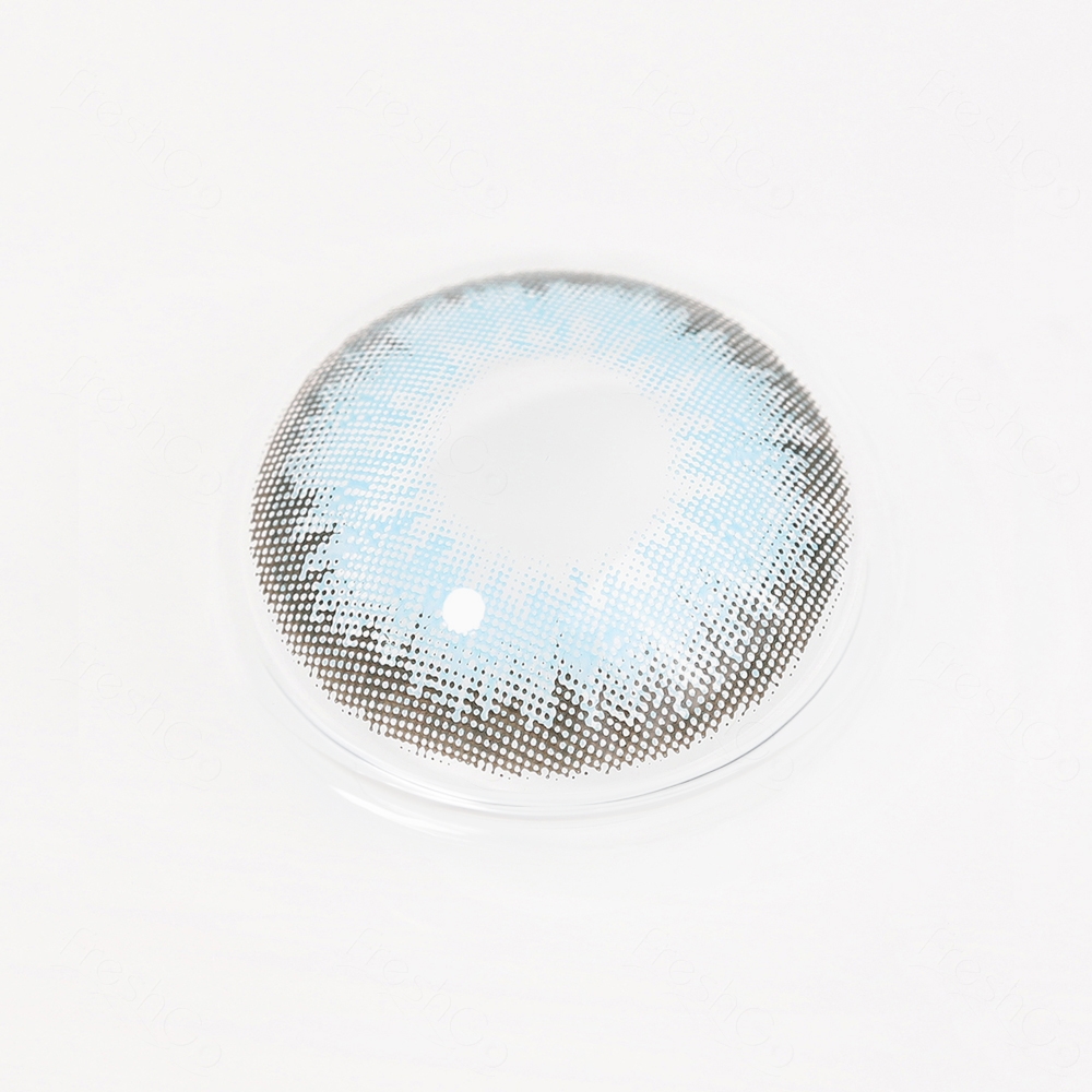 Pacific Blue Diamond Contact Lenses