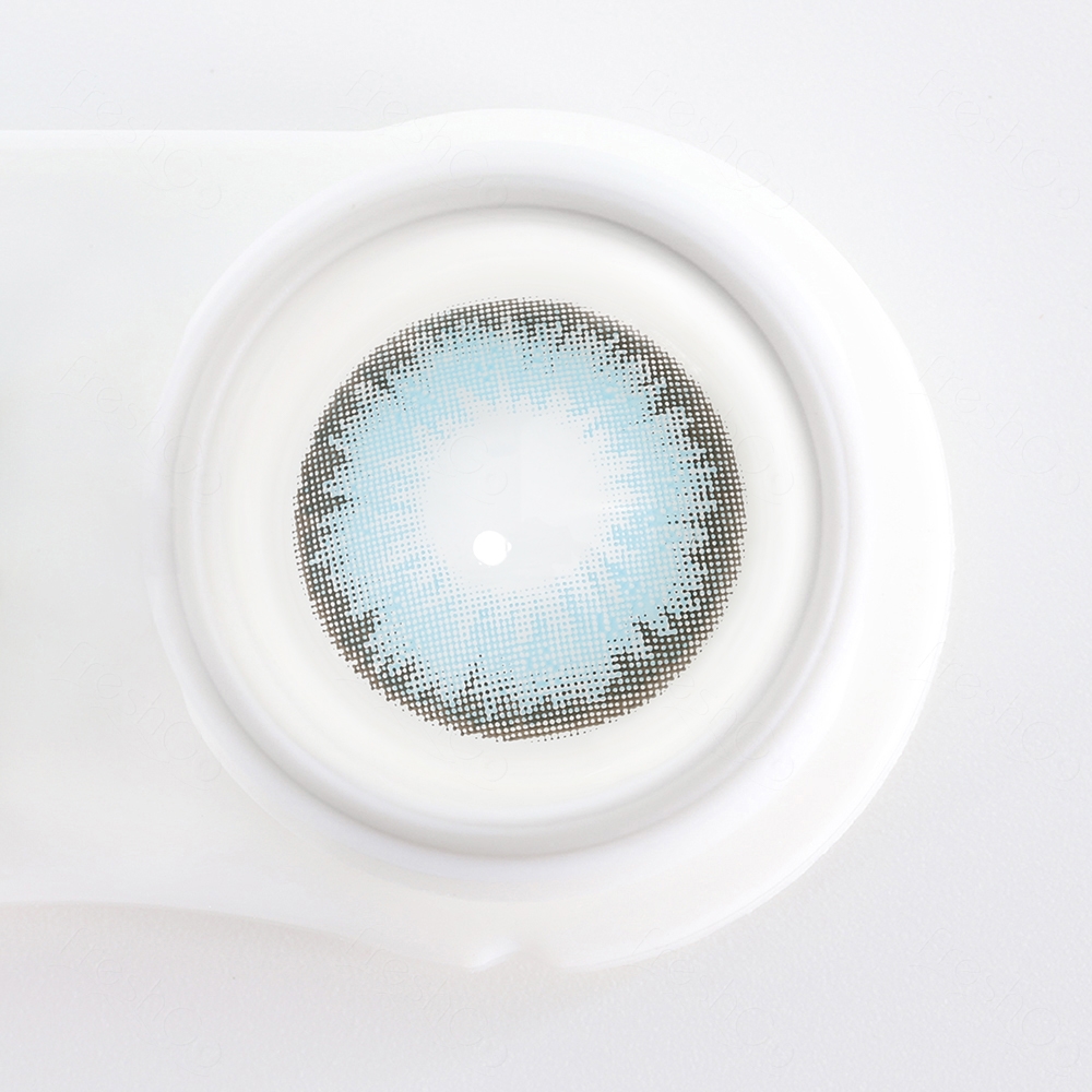 Pacific Blue Diamond Contact Lenses