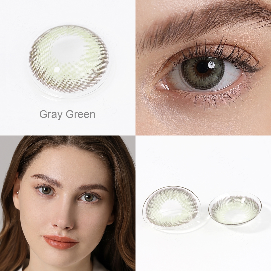 Diamonds Grey Green Contact Lenses