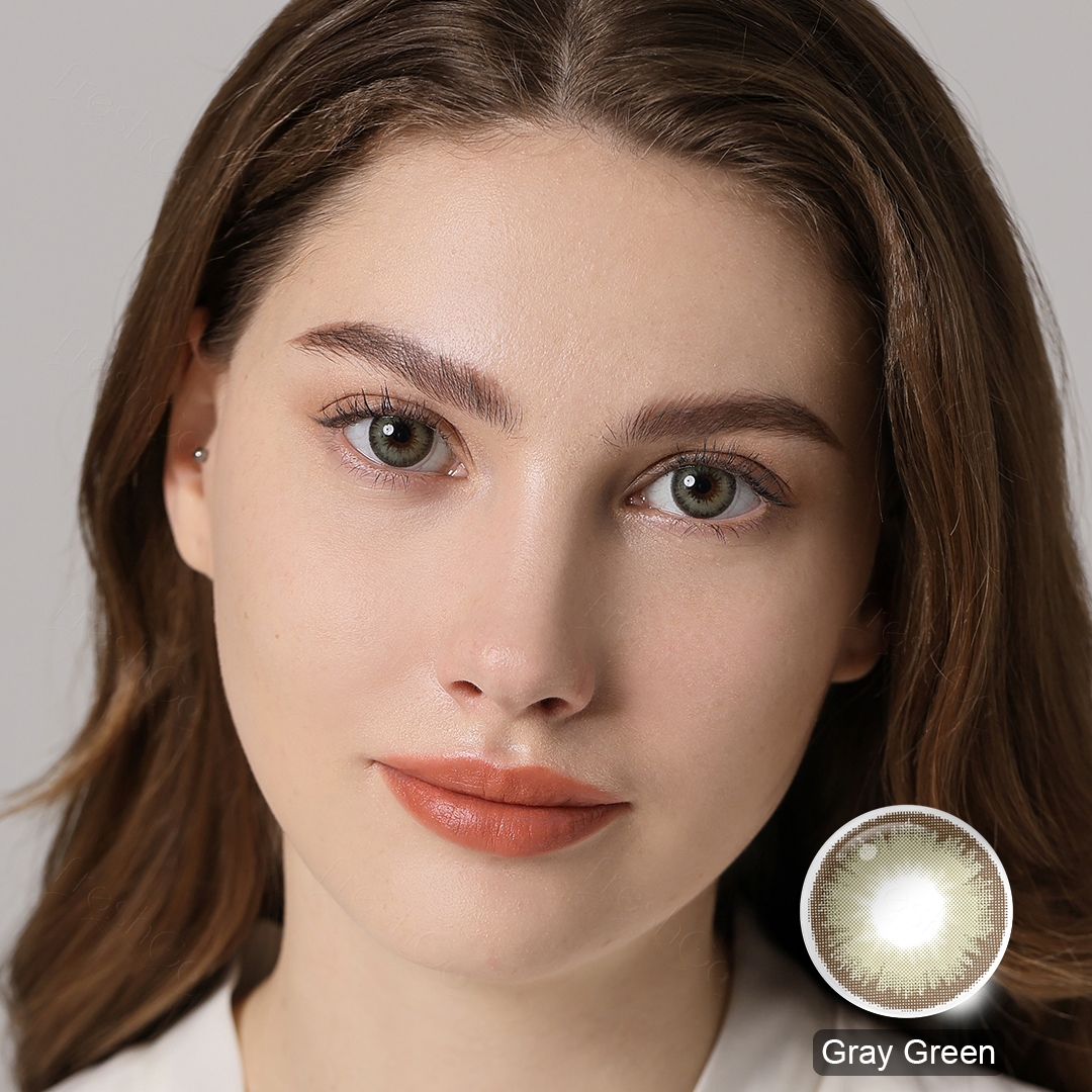 Diamonds Grey Green Contact Lenses