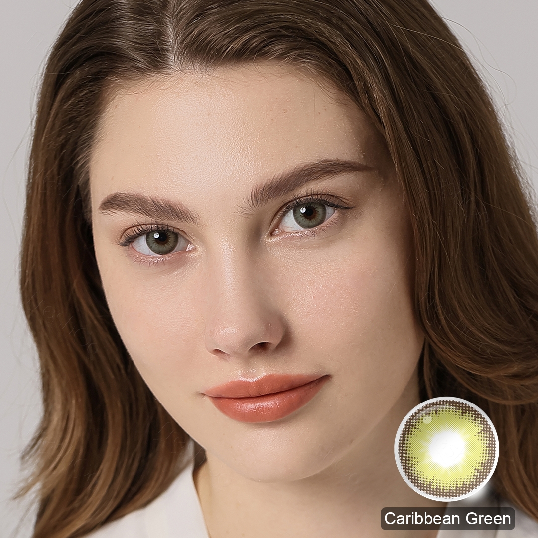 Diamonds Caribbean Green Contact Lenses