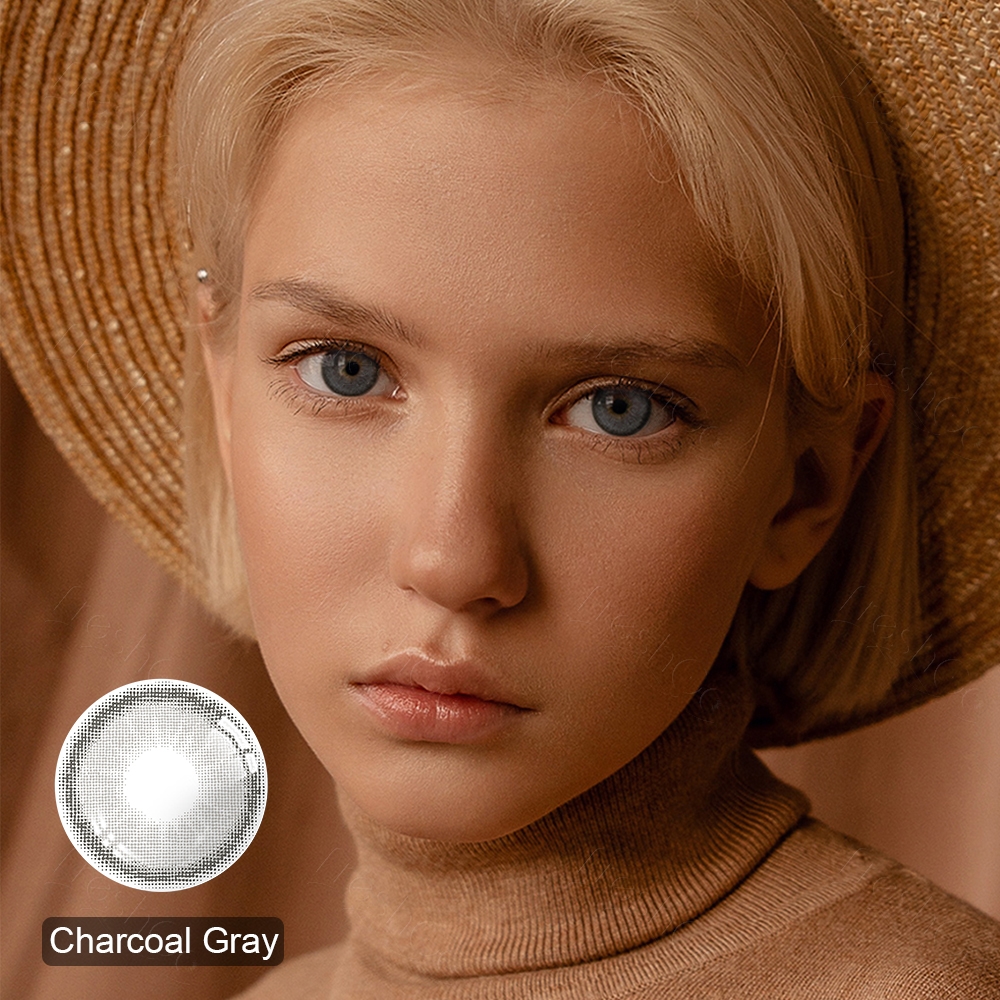 Canna Roze Charcoal Gray Yearly Contact Lenses