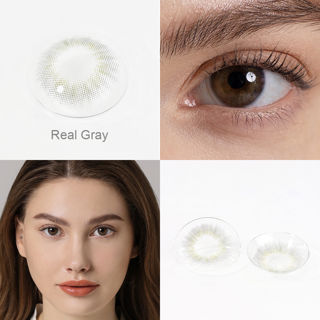 Spanish Real Grey Yearly Contact Lenses