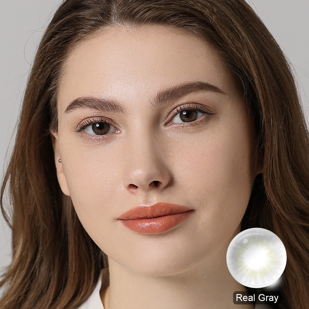 Spanish Real Grey Yearly Contact Lenses