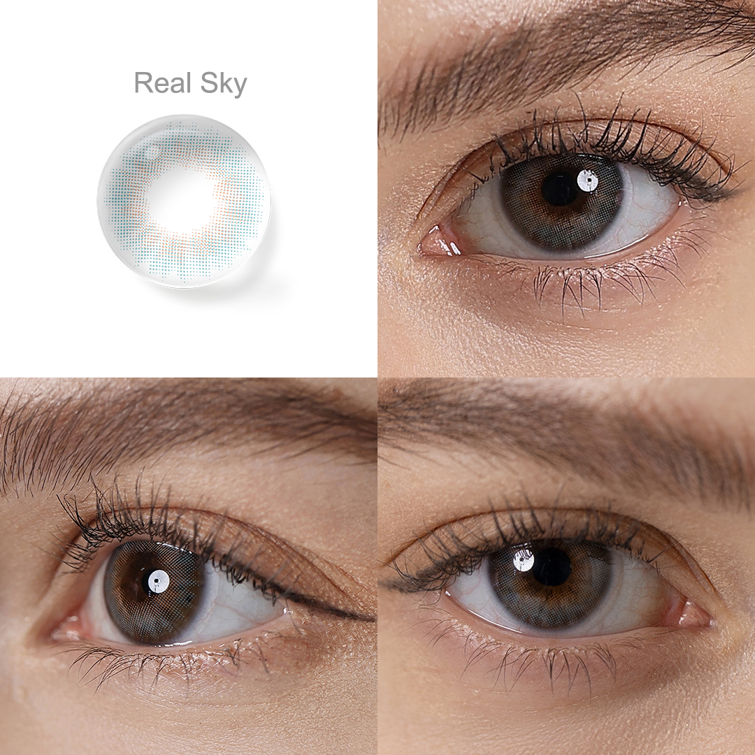 Spanish Real Sky Blue Yearly Contact Lenses