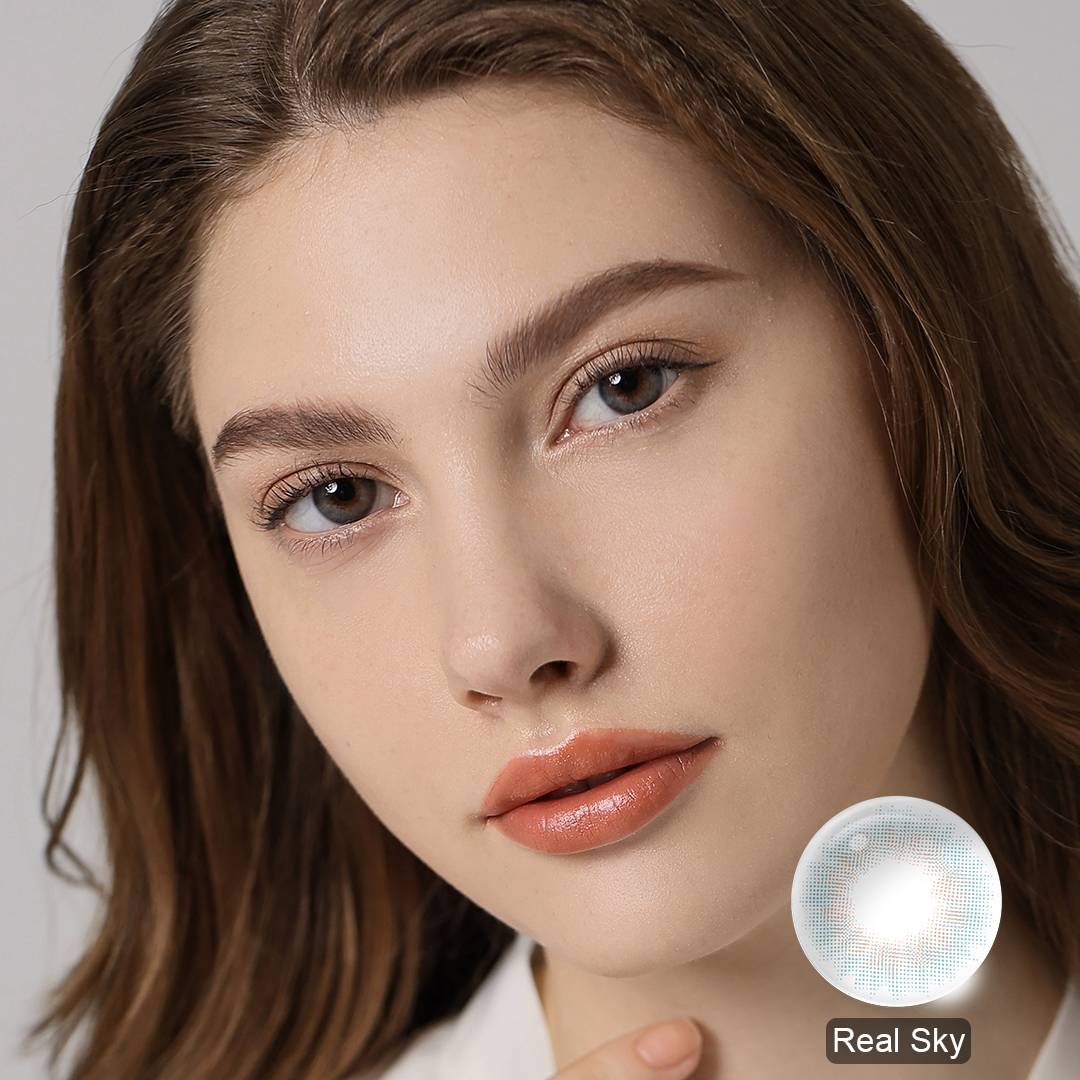 Spanish Real Sky Blue Yearly Contact Lenses